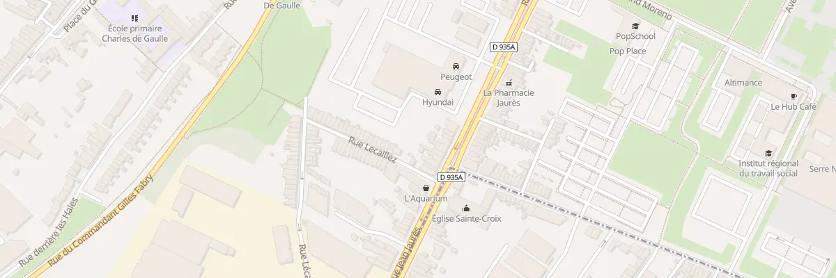 Plan du 128 Rue Jean Jaures à Anzin