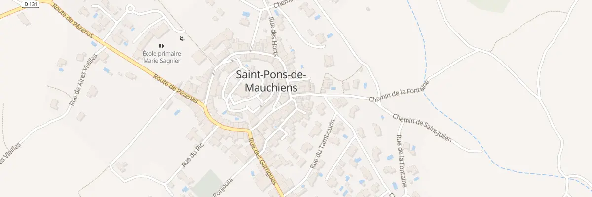 Plan du 1 Rue de la Traversette à Saint-Pons-de-Mauchiens