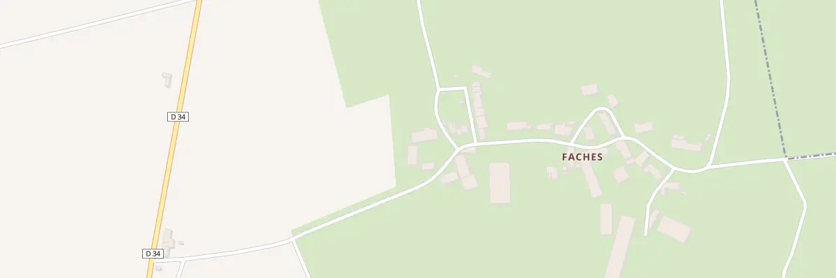Plan du 2 Faches à Anlezy