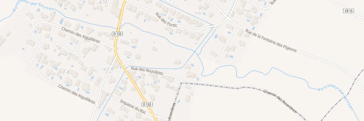 Plan du 135B Rue des Rouvieres à Pouzols
