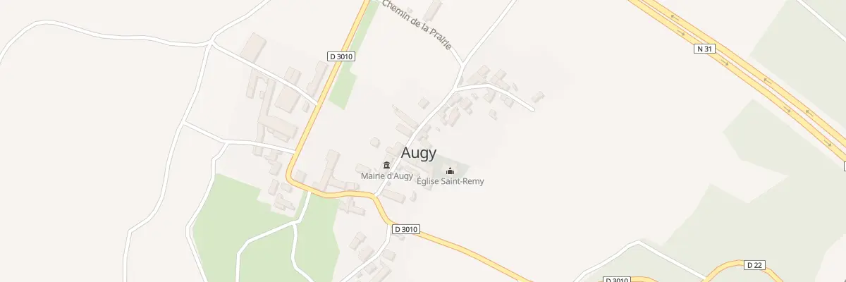 Plan du 8 Gr La Grande Rue à Augy