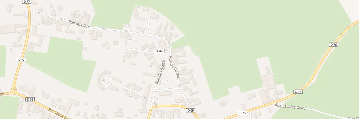 Plan du 13B Rue de Verdun à Vaux-Andigny