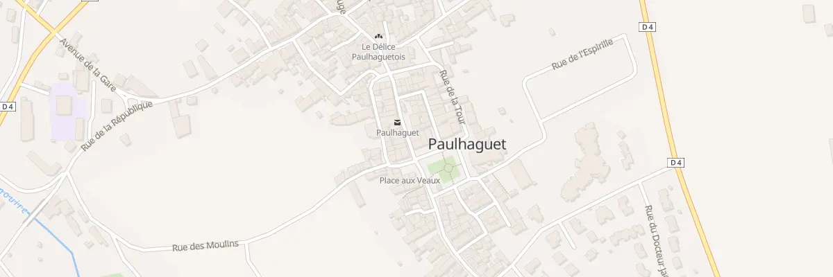 Plan du 4 Rue Gen Pissis à Paulhaguet
