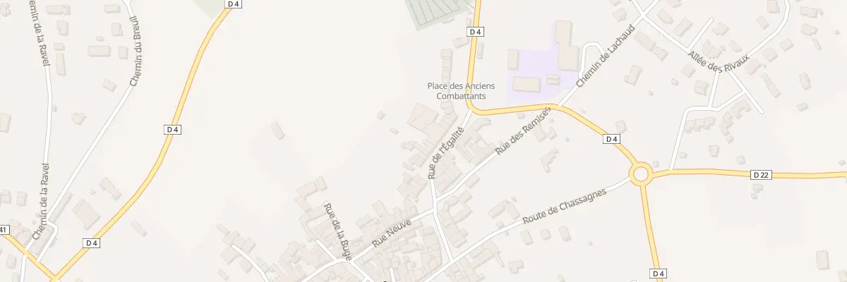 Plan du 13 Rue de l’Egalité à Paulhaguet