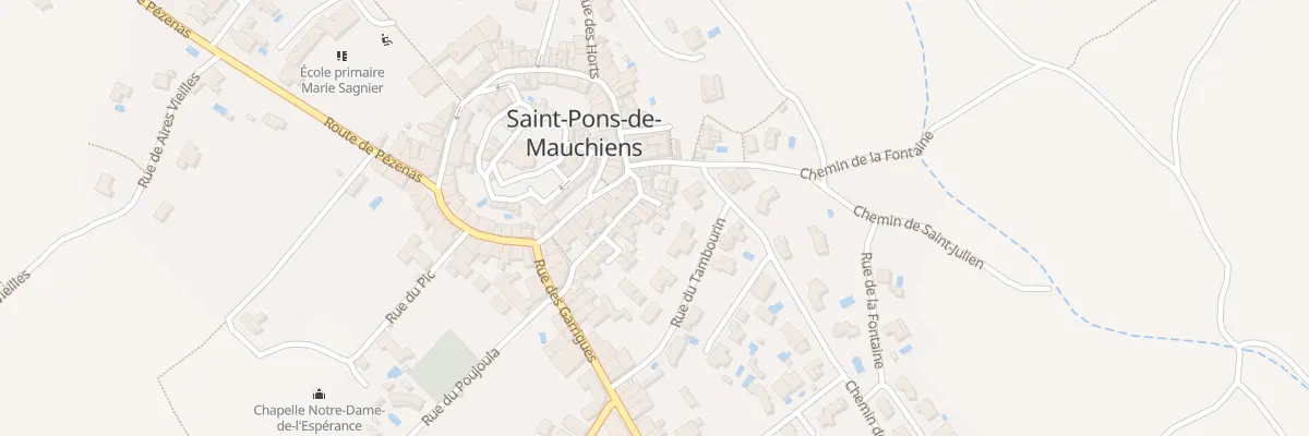 Plan du 19 Rue de la Traversette à Saint-Pons-de-Mauchiens