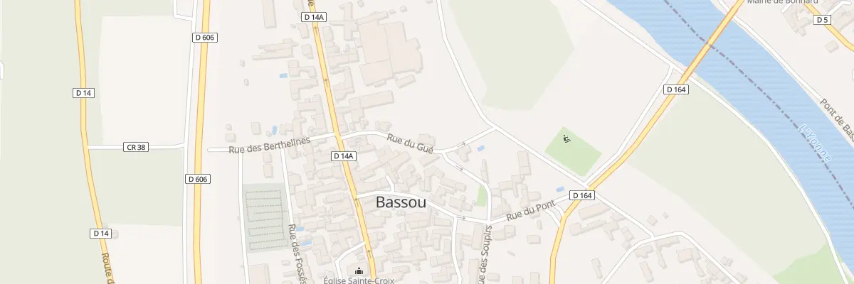 Plan du 7 Rue du Gué à Bassou