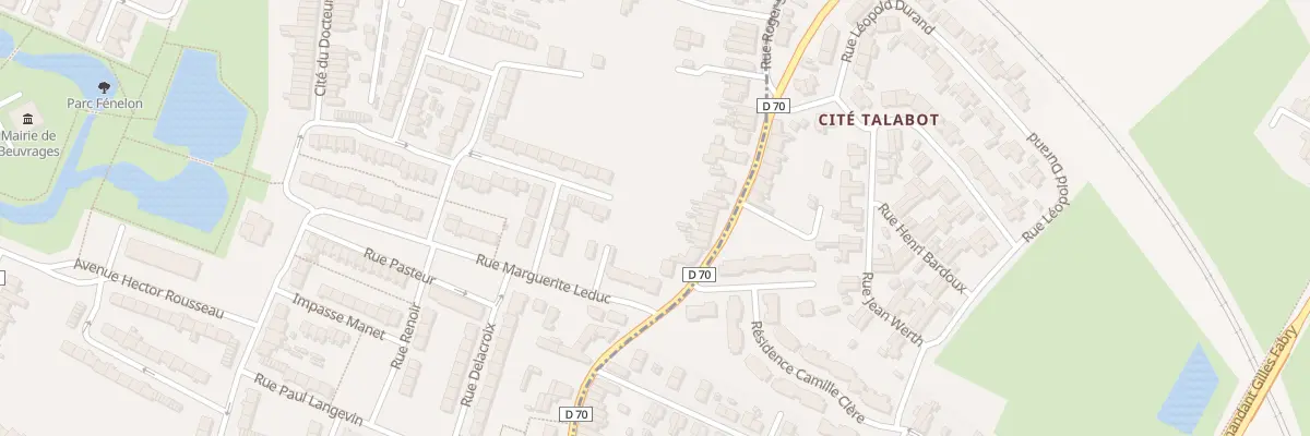 Plan du 142 Rue Roger Salengro à Beuvrages