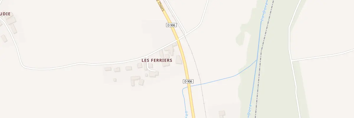 Plan du 1 Les Ferriers à Néronde-sur-Dore