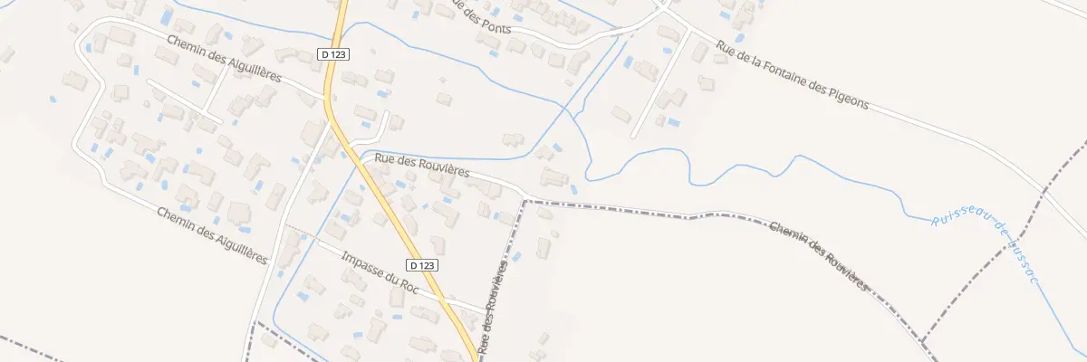 Plan du 150 Rue des Rouvieres à Pouzols