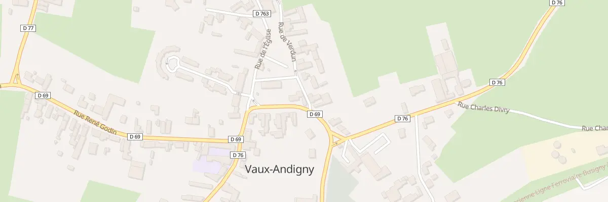 Plan du 5 Pl du General de Gaulle à Vaux-Andigny