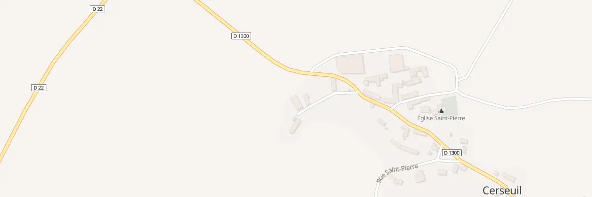 Plan du 4 Che des Carlettes à Cerseuil
