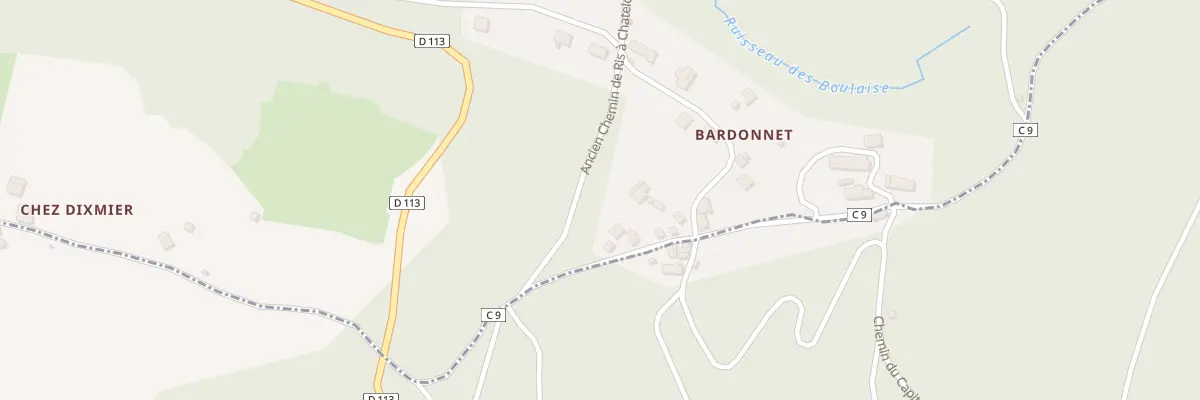 Plan du 24 Bardonnet à Ris