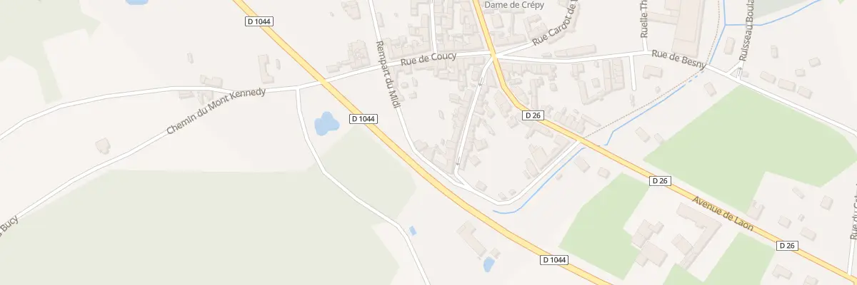 Plan du 45 Rem du Midi à Crépy