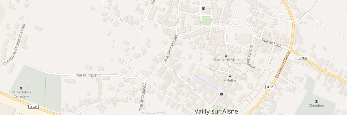 Plan du 4 Rue Saint Vincent à Vailly-sur-Aisne