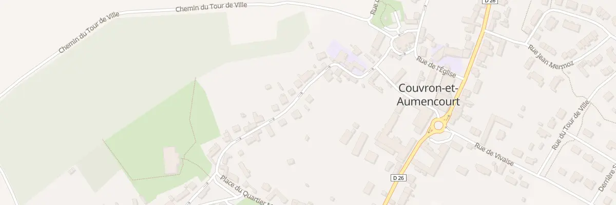 Plan du 15 Rue de la Verdure à Couvron-et-Aumencourt