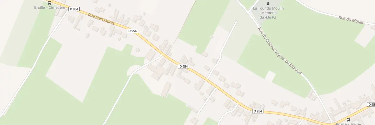 Plan du 354 Rue Jean Jaurès à Bruille-Saint-Amand