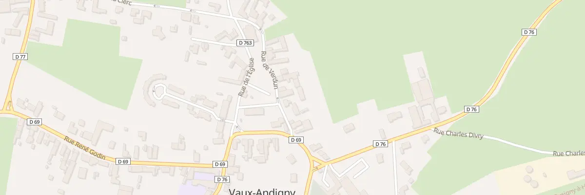Plan du 5 Rue de Verdun à Vaux-Andigny