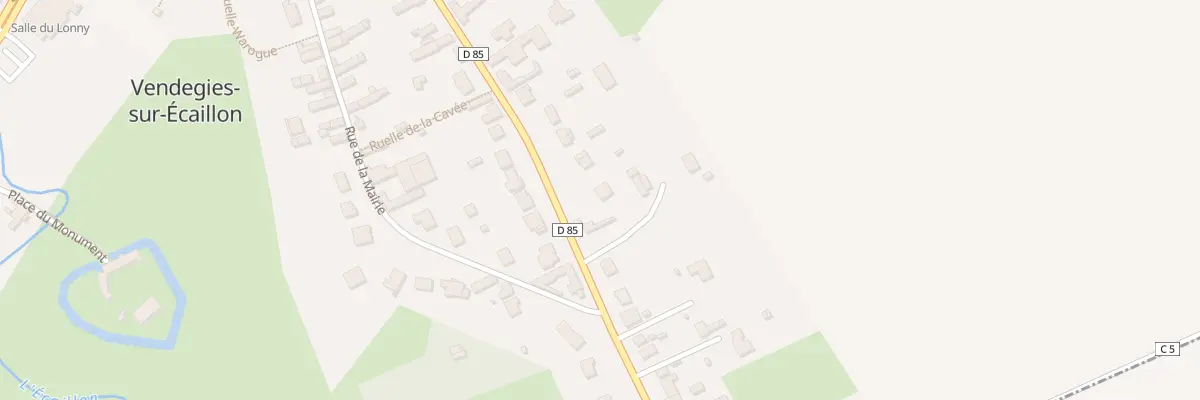 Plan du 379 Rue de Bermerain à Vendegies-sur-Écaillon