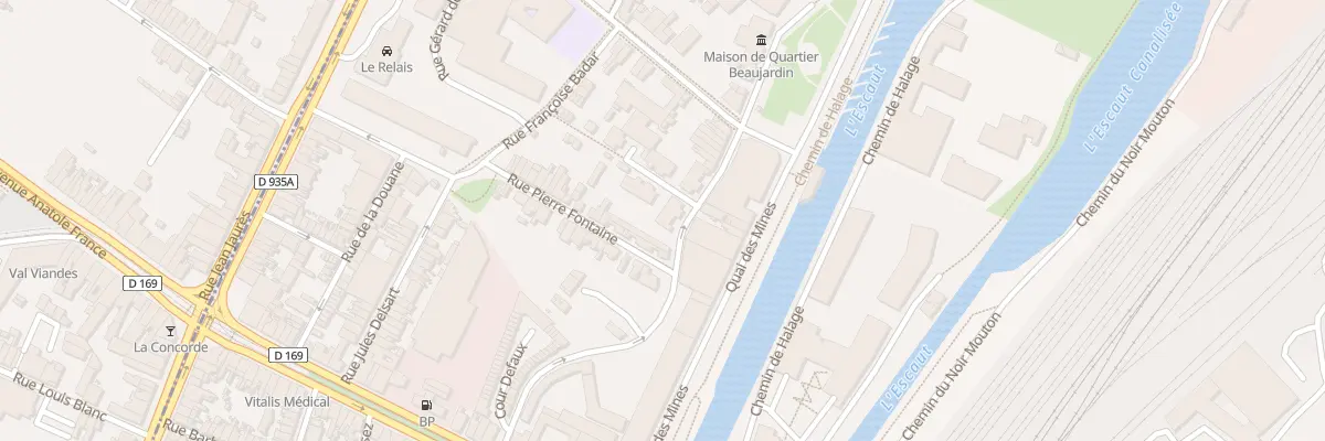 Plan du 35 Rue du Chauffour à Valenciennes
