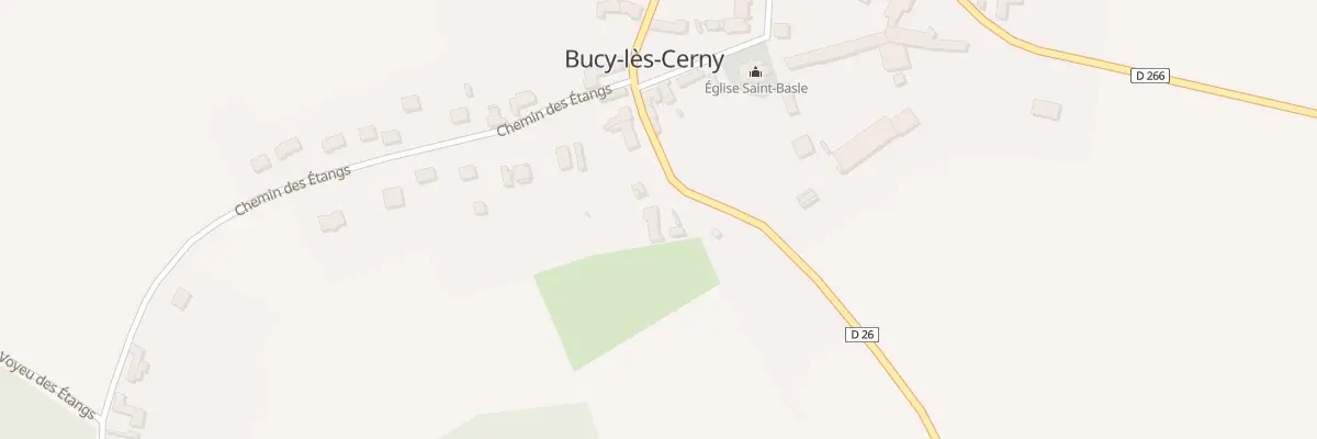 Plan du 3 Rue du Château à Bucy-lès-Cerny