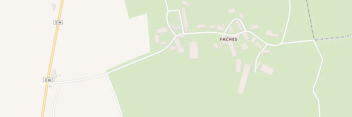 Plan du 1 Faches à Anlezy