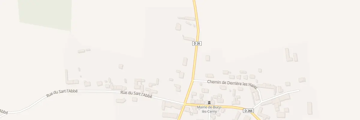 Plan du 23 Rue du Château à Bucy-lès-Cerny