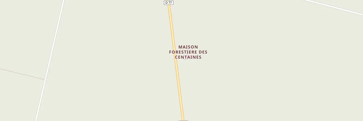 Plan du 1 Bois des Centaines Nord à Bussy-en-Othe