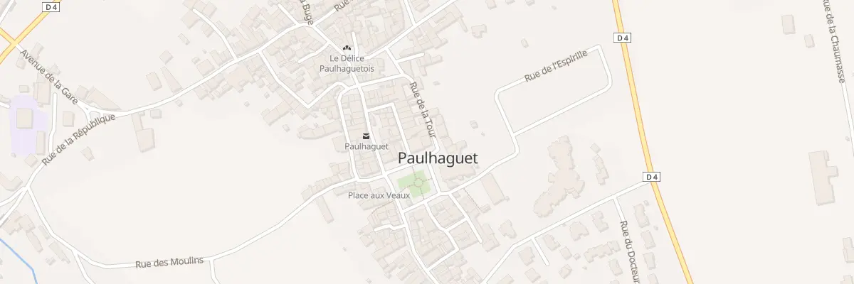 Plan du 1 Pl Lafayette à Paulhaguet
