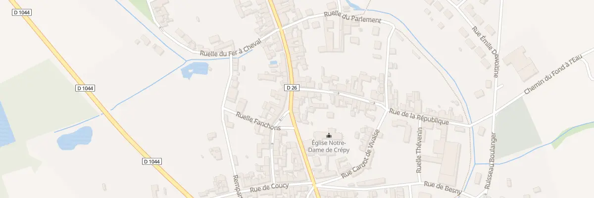 Plan du 15B Rue Vigneron à Crépy