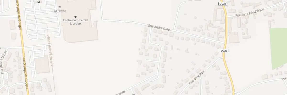 Plan du 8 Rue Pierre Larousse à Migennes