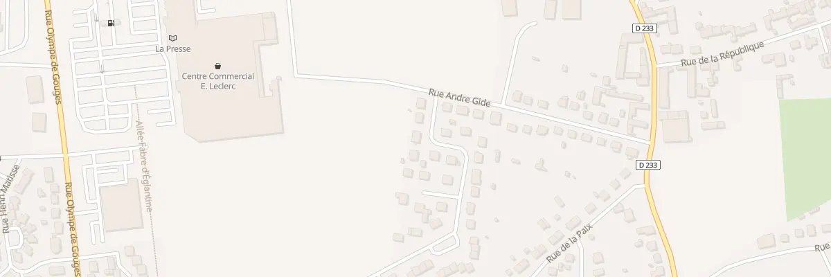 Plan du 6 Rue Pierre Larousse à Migennes
