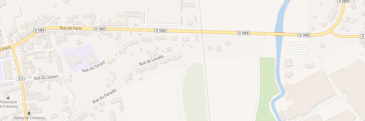 Plan du 20 Rue de Lavalle à Crézancy