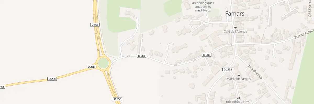 Plan du 26T Rue de Maing à Famars