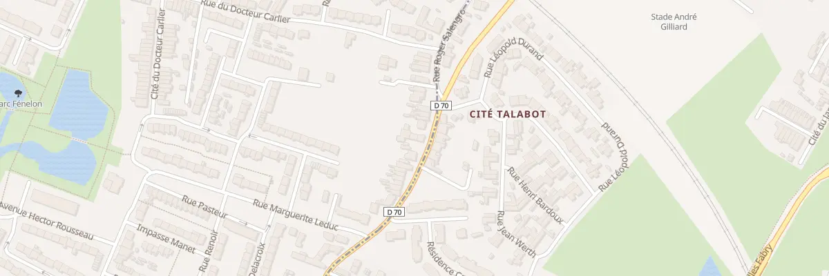 Plan du 156 Rue Roger Salengro à Beuvrages