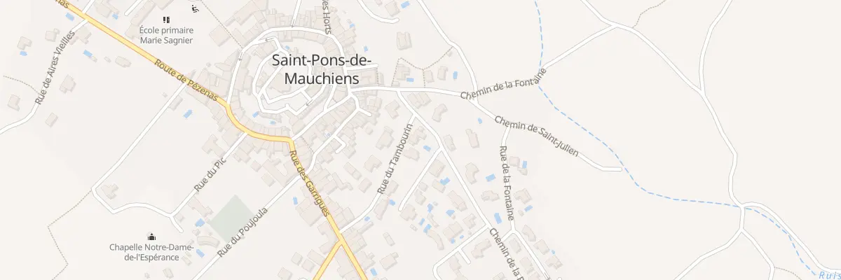 Plan du 8 Rue du Tambourin à Saint-Pons-de-Mauchiens