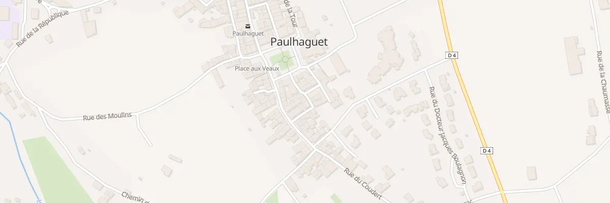 Plan du 6 Rue du Quartier Général à Paulhaguet