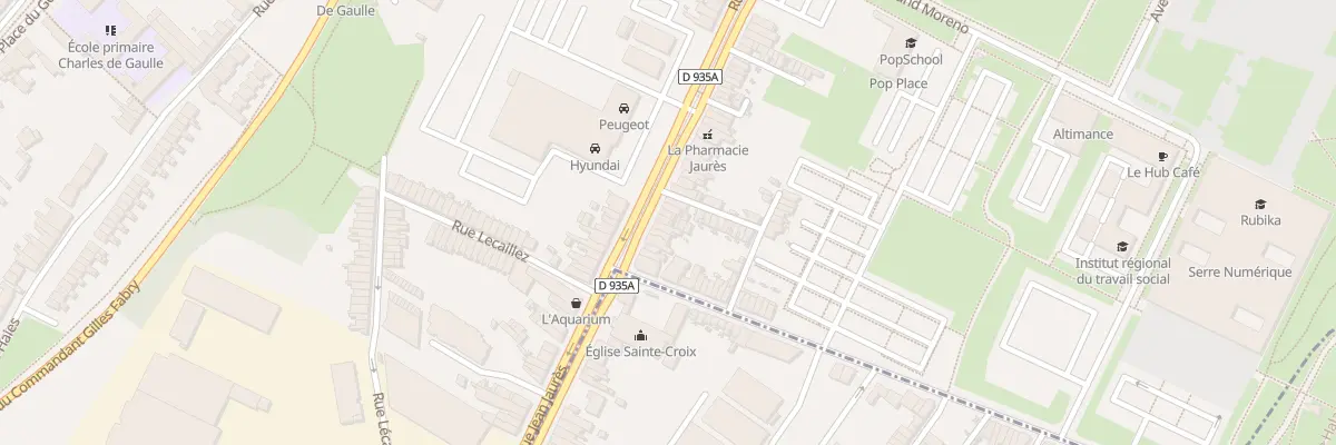 Plan du 11B Rue Jean Jaures à Anzin