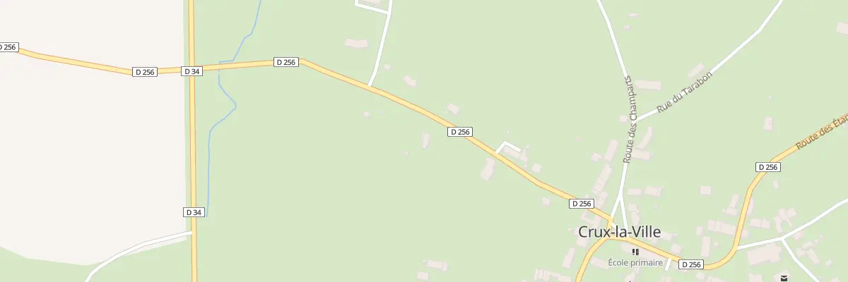 Plan du 5 Rte de l’Ouche aux Chiens à Crux-la-Ville