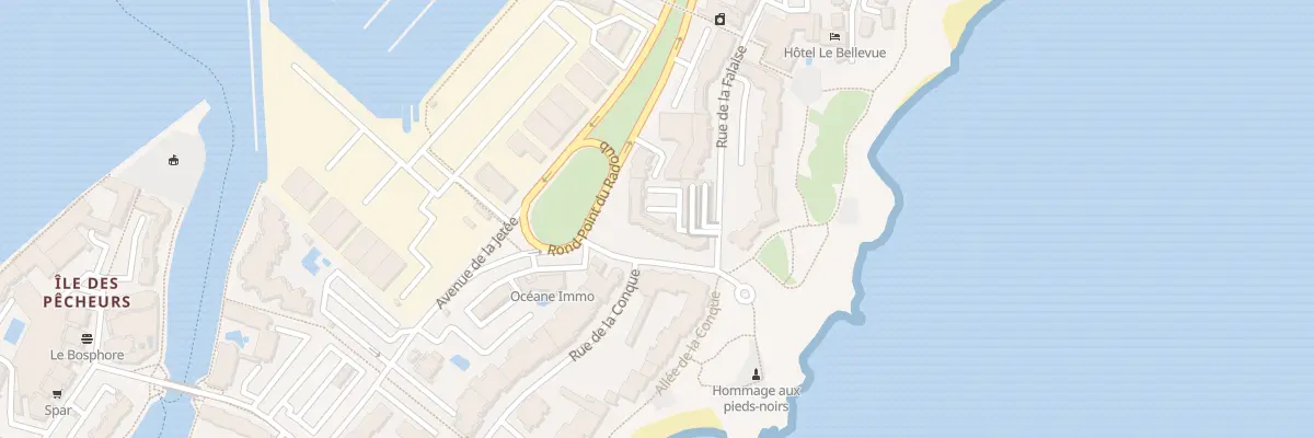 Plan du 1 Rue de la Falaise à Agde