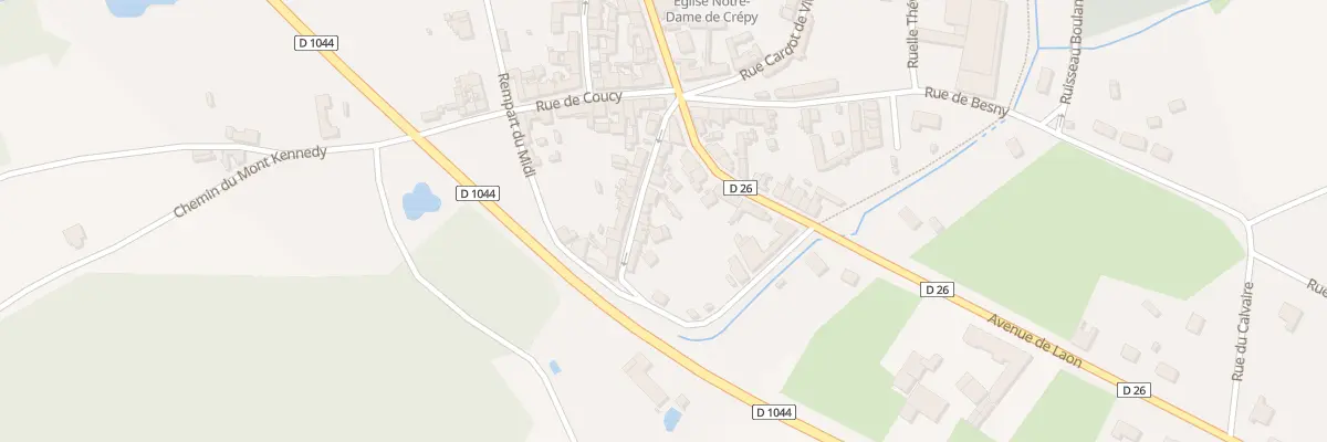 Plan du 11 Rue de la Liberté à Crépy