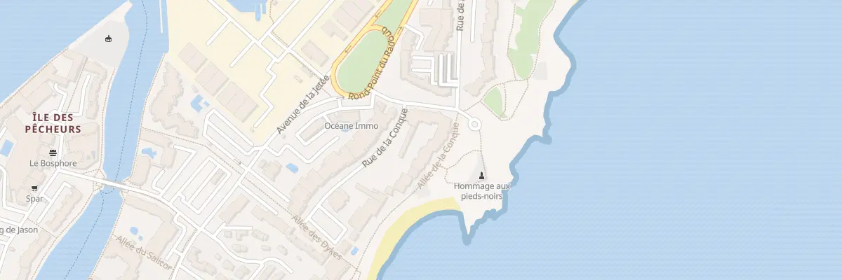 Plan du 1 Rue du Fortin à Agde