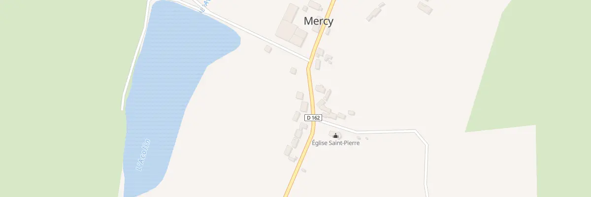 Plan du 9 Le Bourg à Mercy