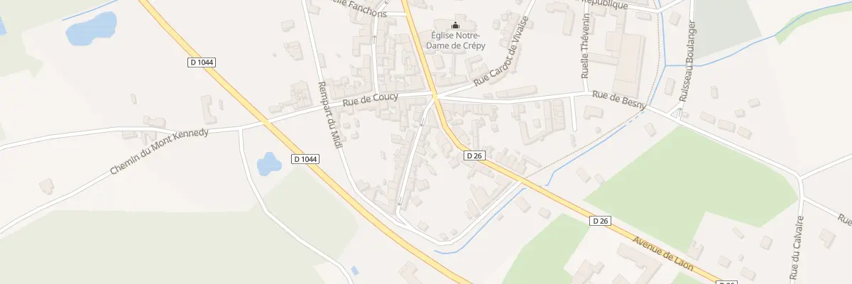 Plan du 3 Rue de la Liberté à Crépy