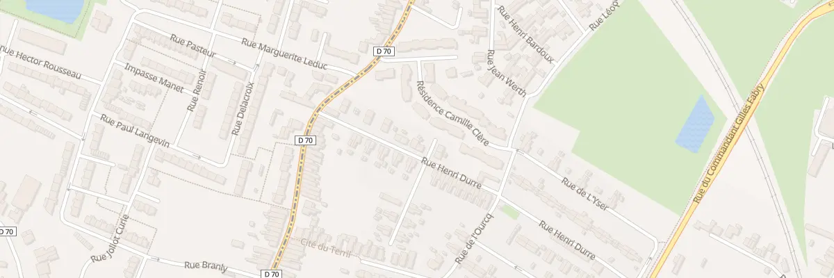 Plan du 85 Rue Henri Durre à Anzin