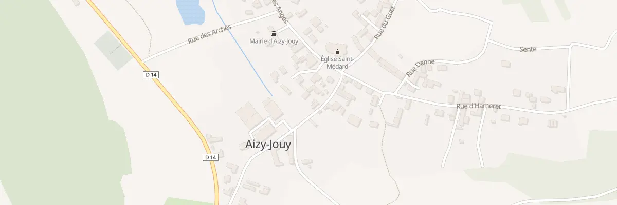 Plan du 6B Rue du Moulin à Aizy-Jouy