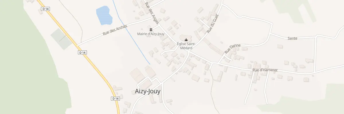 Plan du 6 Rue des Anges à Aizy-Jouy