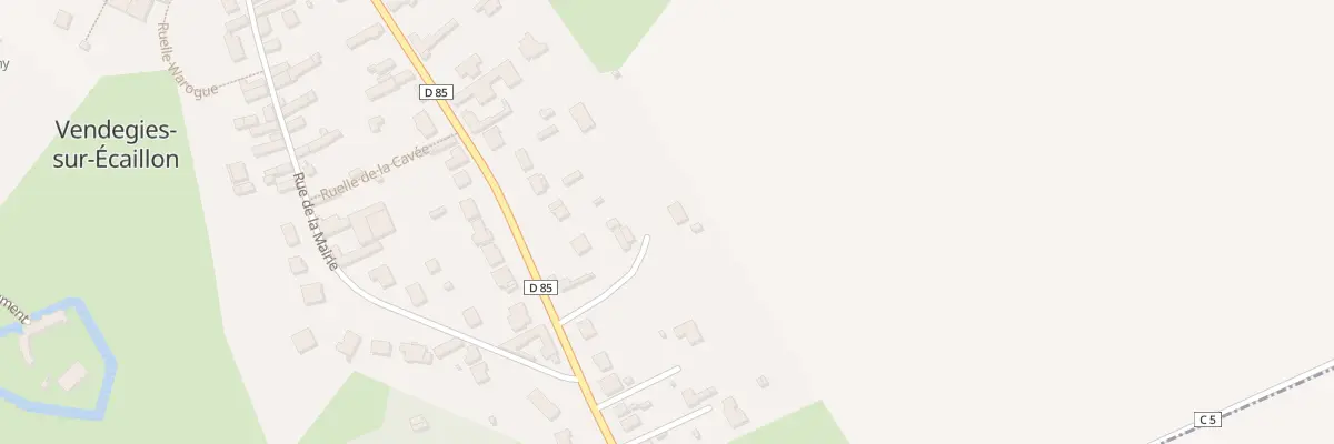 Plan du 417 Rue de Bermerain à Vendegies-sur-Écaillon