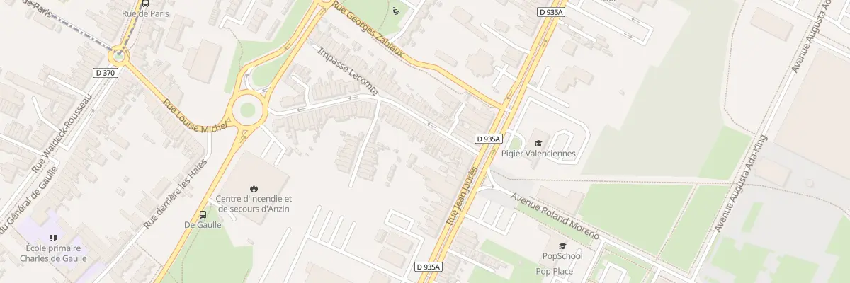 Plan du 95 Rue Louise Michel à Anzin