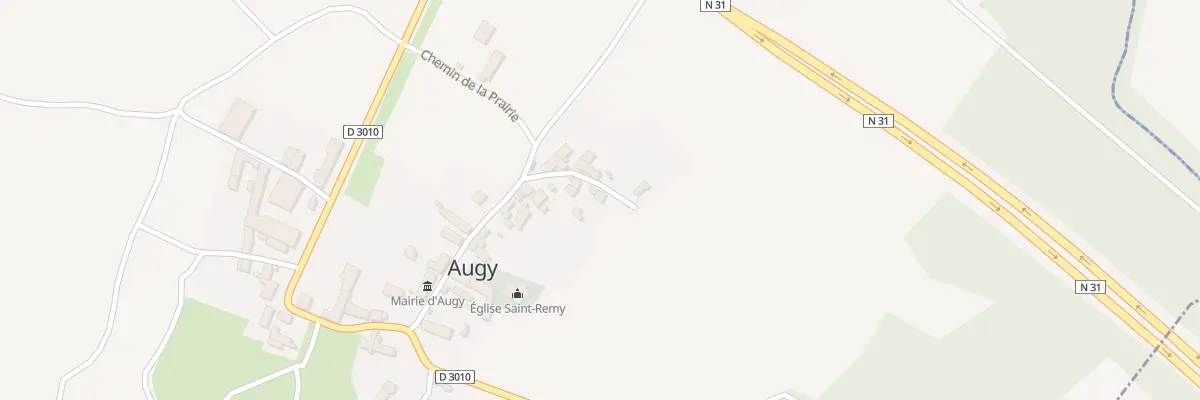 Plan du 8 Rue des Cormorandes à Augy