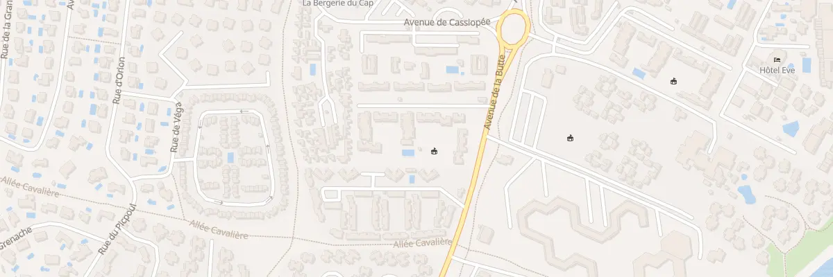 Plan du 7 Av de la Butte à Agde